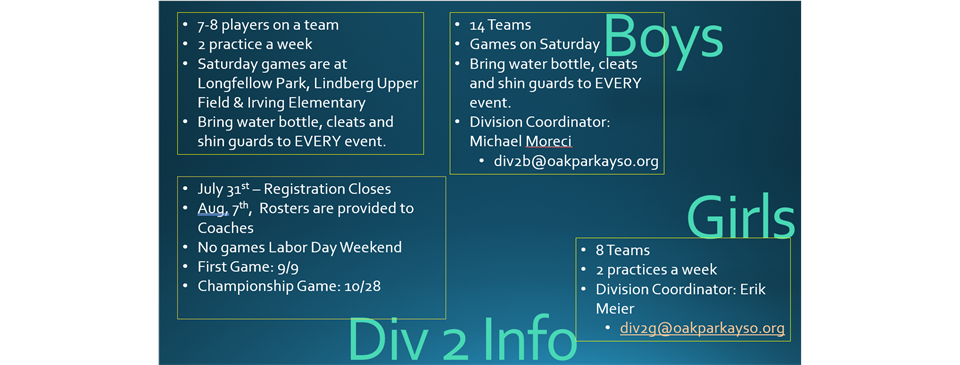 Division 2 Information